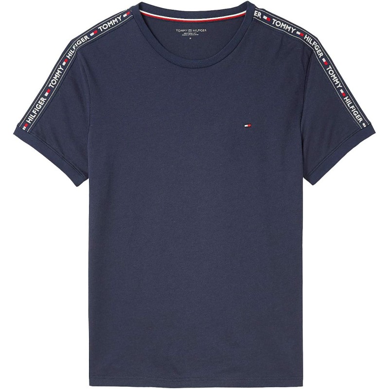 Tommy Hilfiger Magliette a Maniche Corte Uomo - L Blu (Navy Blazer) Tommy Hilfiger Magliette a Maniche Corte Uomo - L Blu (Navy Blazer)