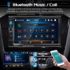Podofo 2 DIN Autoradio Bluetooth 7 Pollici Touch Screen Dulica Schermo per Android/iOS Radio FM USB AUX-in SD/TF 2Din Auto Lettore multimediale +Fotocamera+Telecomando
