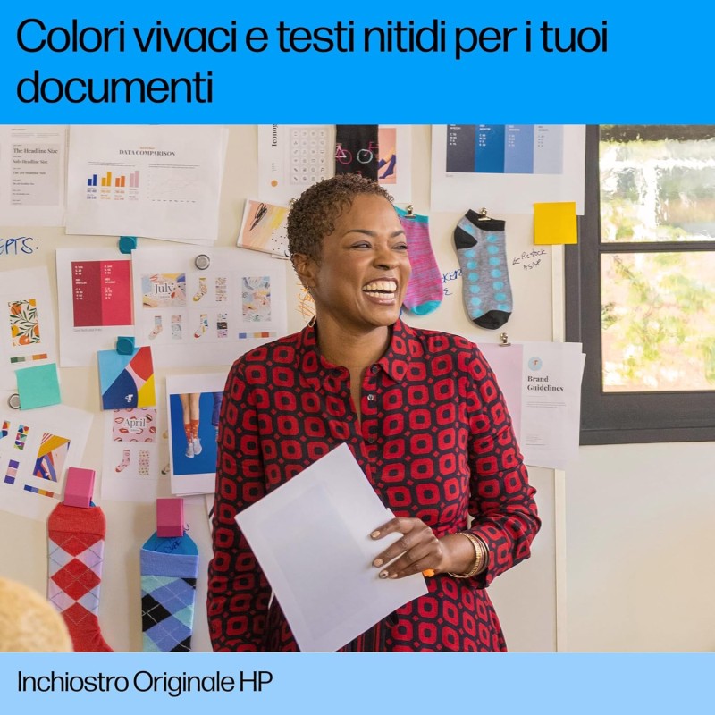 HP 31 1VU28AE, Flacone di Inchiostro Termico Originale da 8.000 Pagine, Compatibile con Stampanti senza Cartucce Smart Tank 100, 300, 400, 500, 600, Giallo - Giallo