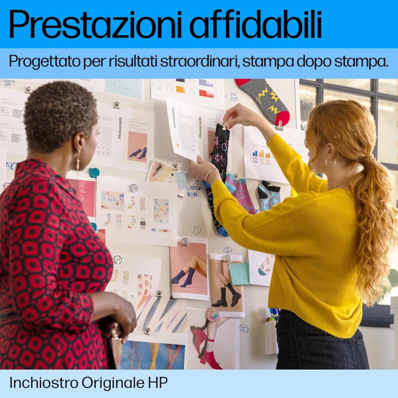 HP 31 1VU28AE, Flacone di Inchiostro Termico Originale da 8.000 Pagine, Compatibile con Stampanti senza Cartucce Smart Tank 100, 300, 400, 500, 600, Giallo - Giallo