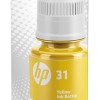 HP 31 1VU28AE, Flacone di Inchiostro Termico Originale da 8.000 Pagine, Compatibile con Stampanti senza Cartucce Smart Tank 100, 300, 400, 500, 600, Giallo - Giallo