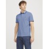 JACK & JONES Polo Plain Shirt Collar Polo - XS Bright Cobalt JACK & JONES Polo Plain Shirt Collar Polo - XS Bright Cobalt