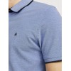 JACK & JONES Polo Plain Shirt Collar Polo - XS Bright Cobalt JACK & JONES Polo Plain Shirt Collar Polo - XS Bright Cobalt