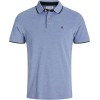 JACK & JONES Polo Plain Shirt Collar Polo - XS Bright Cobalt JACK & JONES Polo Plain Shirt Collar Polo - XS Bright Cobalt