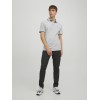 JACK & JONES Polo Plain Shirt Collar Polo - L Grigio (Light Grey/Melange) JACK & JONES Polo Plain Shirt Collar Polo - L Grigio (Light Grey/Melange)
