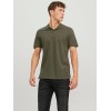 JACK & JONES Polo Plain Shirt Collar Polo - XXL Verde (Olive Night Detail: Slim Fit) JACK & JONES Polo Plain Shirt Collar Polo - XXL Verde (Olive Night Detail: Slim Fit)