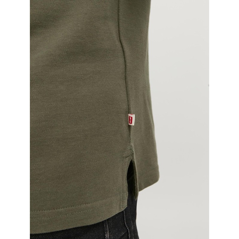 JACK & JONES Polo Plain Shirt Collar Polo - XXL Verde (Olive Night Detail: Slim Fit) JACK & JONES Polo Plain Shirt Collar Polo - XXL Verde (Olive Night Detail: Slim Fit)