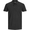 JACK & JONES Polo Plain Shirt Collar Polo - S Nero (Black Detail: Slim Fit) JACK & JONES Polo Plain Shirt Collar Polo - S Nero (Black Detail: Slim Fit)