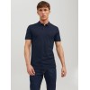 JACK & JONES Polo Plain Shirt Collar Polo - M Blu (Navy Blazer Detail: Slim Fit) JACK & JONES Polo Plain Shirt Collar Polo - M Blu (Navy Blazer Detail: Slim Fit)