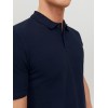 JACK & JONES Polo Plain Shirt Collar Polo - M Blu (Navy Blazer Detail: Slim Fit) JACK & JONES Polo Plain Shirt Collar Polo - M Blu (Navy Blazer Detail: Slim Fit)