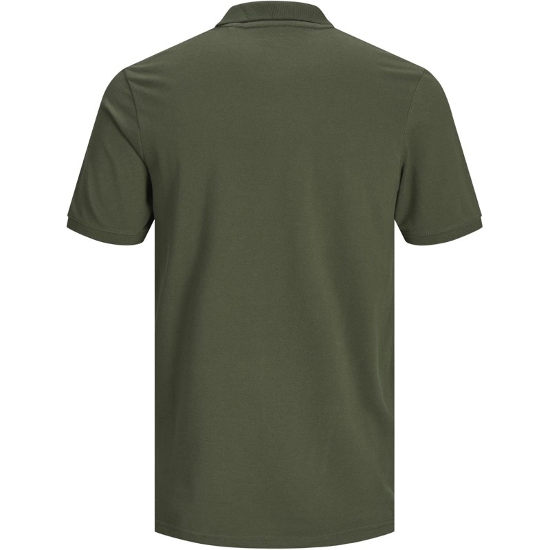 JACK & JONES Polo Plain Shirt Collar Polo - M Verde (Olive Night Detail: Slim Fit) JACK & JONES Polo Plain Shirt Collar Polo - M Verde (Olive Night Detail: Slim Fit)