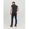 JACK & JONES Polo Plain Shirt Collar Polo - M Nero (Black Detail: Slim Fit) JACK & JONES Polo Plain Shirt Collar Polo - M Nero (Black Detail: Slim Fit)