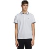 JACK & JONES Polo Plain Shirt Collar Polo - XXL Bianco (White Detail: Slim Fit) JACK & JONES Polo Plain Shirt Collar Polo - XXL Bianco (White Detail: Slim Fit)
