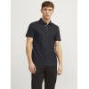 JACK & JONES Polo Plain Shirt Collar Polo - M Grigio (Dark Grey Melange Detail: Slim Fit - Melange) JACK & JONES Polo Plain Shirt Collar Polo - M Grigio (Dark Grey Melange Detail: Slim Fit - Melange)