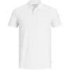 JACK & JONES Polo Plain Shirt Collar Polo - M Bianco (White Detail: Slim Fit) JACK & JONES Polo Plain Shirt Collar Polo - M Bianco (White Detail: Slim Fit)