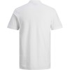 JACK & JONES Polo Plain Shirt Collar Polo - M Bianco (White Detail: Slim Fit) JACK & JONES Polo Plain Shirt Collar Polo - M Bianco (White Detail: Slim Fit)