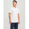 JACK & JONES Polo Plain Shirt Collar Polo - M Bianco (White Detail: Slim Fit) JACK & JONES Polo Plain Shirt Collar Polo - M Bianco (White Detail: Slim Fit)