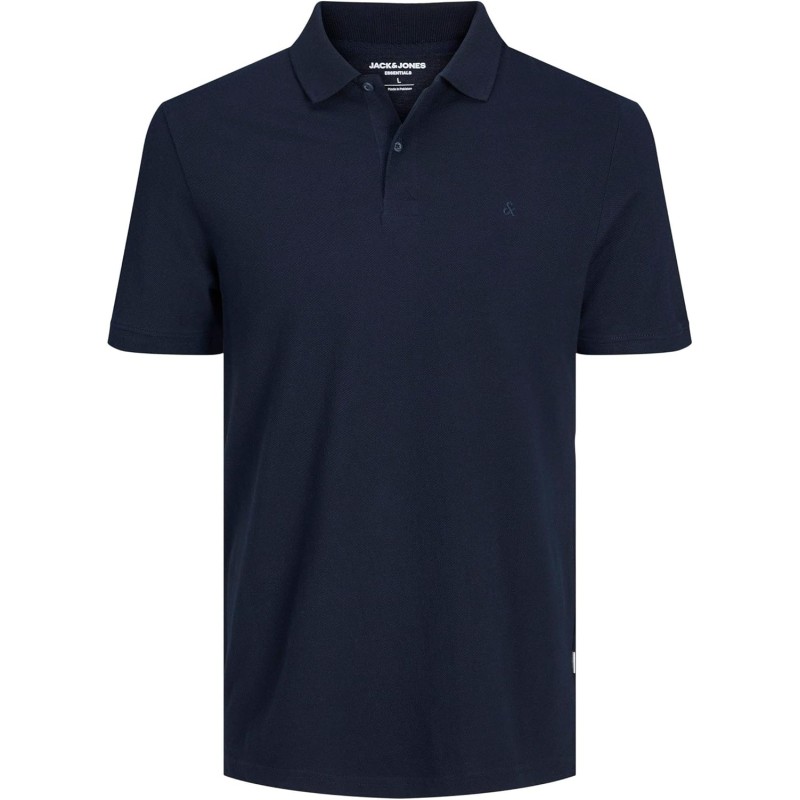 JACK & JONES Polo Plain Shirt Collar Polo - XL Blu (Navy Blazer Detail: Slim Fit) JACK & JONES Polo Plain Shirt Collar Polo - XL Blu (Navy Blazer Detail: Slim Fit)