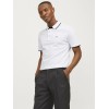 JACK & JONES Polo Plain Shirt Collar Polo - XL Bianco (White Detail: Slim Fit) JACK & JONES Polo Plain Shirt Collar Polo - XL Bianco (White Detail: Slim Fit)