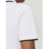JACK & JONES Polo Plain Shirt Collar Polo - XL Bianco (White Detail: Slim Fit) JACK & JONES Polo Plain Shirt Collar Polo - XL Bianco (White Detail: Slim Fit)