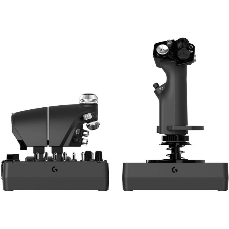 Logitech G X56 H.O.T.A.S Controller Acceleratore e Joystick RGB X56 HOTAS, 6 DoF Gradi di Libertà, 4 Opzioni Tensionamento, +189 Controlli Programmabili, illuminazione RGB, 2x USB, PC - Nero Logitech G X56 H.O.T.A.S Controller Acceleratore e Joystick RGB X56 HOTAS, 6 DoF Gradi di Libertà, 4 Opzioni Tensionamento, +189 Controlli Programmabili, illuminazione RGB, 2x USB, PC - Nero