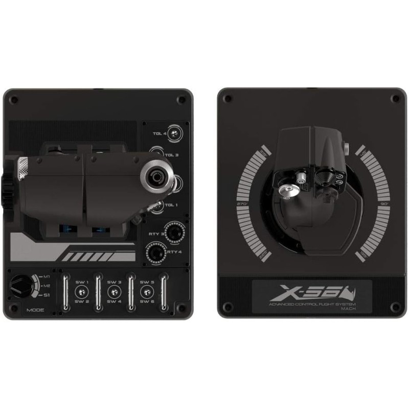 Logitech G X56 H.O.T.A.S Controller Acceleratore e Joystick RGB X56 HOTAS, 6 DoF Gradi di Libertà, 4 Opzioni Tensionamento, +189 Controlli Programmabili, illuminazione RGB, 2x USB, PC - Nero Logitech G X56 H.O.T.A.S Controller Acceleratore e Joystick RGB X56 HOTAS, 6 DoF Gradi di Libertà, 4 Opzioni Tensionamento, +189 Controlli Programmabili, illuminazione RGB, 2x USB, PC - Nero