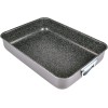 Alluflon Teglia per lasagne Tradition Italy in alluminio, nera, 42 x 29,5 x 7,5 cm - 40x28cm