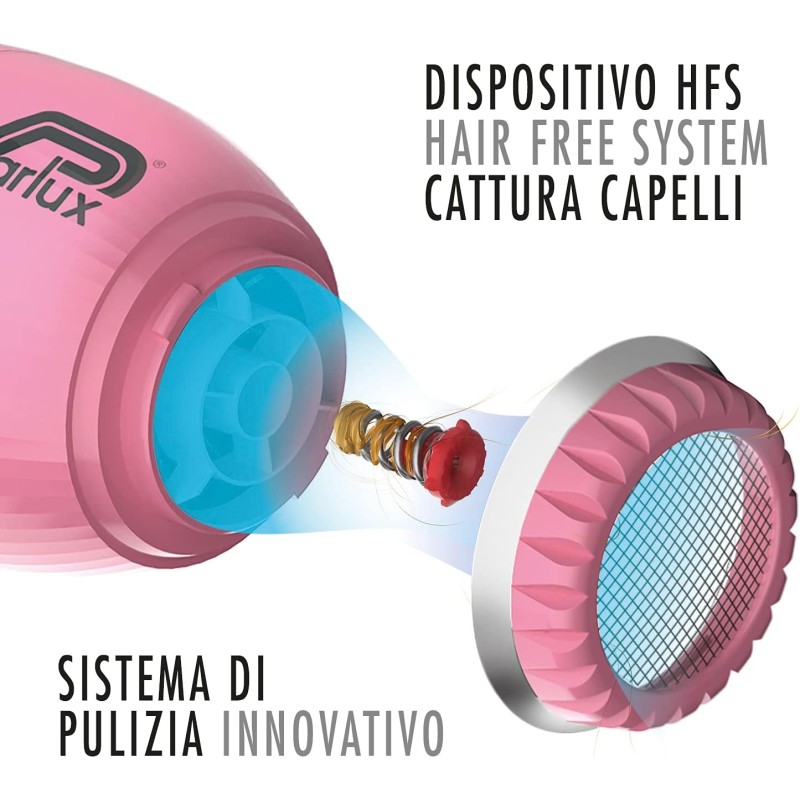 Parlux Alyon Rosa, Asciugacapelli - Rosa