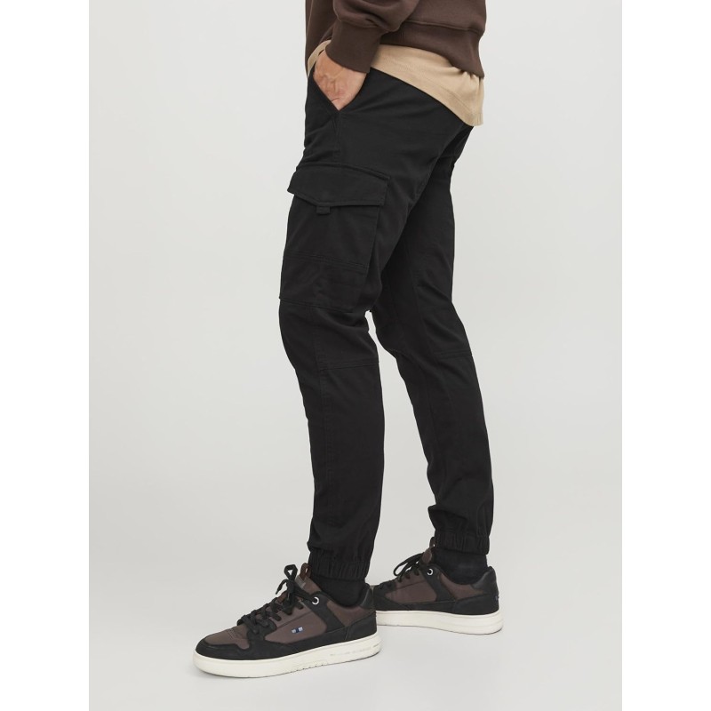 JACK & JONES Jjipaul Jjflake Akm 542 Black Noos, Pantaloni Uomo, Nero (Black Black), W32/L32 (Taglia Produttore: 32) JACK & JONES Jjipaul Jjflake Akm 542 Black Noos, Pantaloni Uomo, Nero (Black Black), W32/L32 (Taglia Produttore: 32)