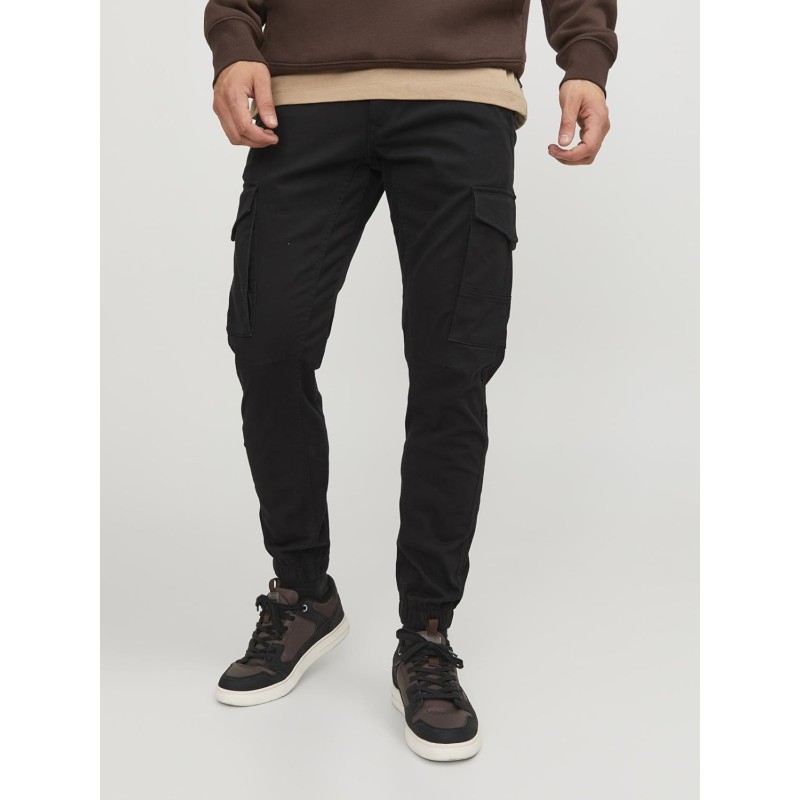JACK & JONES Jjipaul Jjflake Akm 542 Black Noos, Pantaloni Uomo, Nero (Black Black), W32/L32 (Taglia Produttore: 32) JACK & JONES Jjipaul Jjflake Akm 542 Black Noos, Pantaloni Uomo, Nero (Black Black), W32/L32 (Taglia Produttore: 32)
