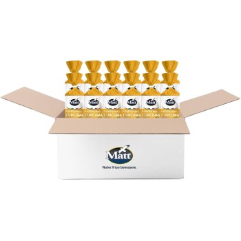 Matt, Le Sottili Mais Curcuma bio, Gallette di Mais e Curcuma Senza Lievito, Vegan Ok - 12 Confezioni da 130 gr