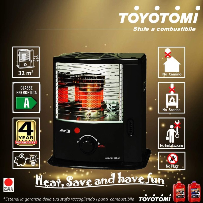 Zibro Rs-220, Stufa A Combustibile Meccanica Portatile, Riscalda Fino A 35 Metri Quadrati, Nero, 44.6 x 42.2 x 28.1 Cm - 80m3 Black_220 Zibro Rs-220, Stufa A Combustibile Meccanica Portatile, Riscalda Fino A 35 Metri Quadrati, Nero, 44.6 x 42.2 x 28.1 Cm - 80m3 Black_220