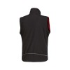 U-POWER | Gilet da Lavoro CLIMB, in Tessuto Soft Shell Stretch Traspirante Antivento e Idrorepellente, tasche frontali e portacellulare, fondo sagomato, 96% Poliestere 4% Elastane - L BLACK CARBON
