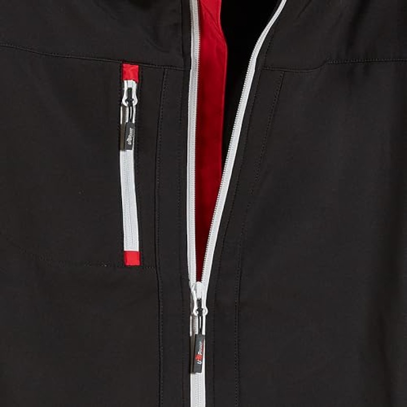 U-POWER | Gilet da Lavoro CLIMB, in Tessuto Soft Shell Stretch Traspirante Antivento e Idrorepellente, tasche frontali e portacellulare, fondo sagomato, 96% Poliestere 4% Elastane - L BLACK CARBON