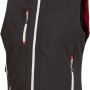 U-POWER | Gilet da Lavoro CLIMB, in Tessuto Soft Shell Stretch Traspirante Antivento e Idrorepellente, tasche frontali e portacellulare, fondo sagomato, 96% Poliestere 4% Elastane - L BLACK CARBON