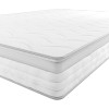 Amazon Basics Materasso Matrimoniale a molle insacchettate a 7 zone, Medio-rigido (H3), 160 x 190 x 21.5 cm, Bianco - 160 x 190 x 21.5 cm