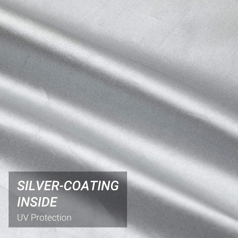 Favoto Telo Coprimoto Resistente a Acqua, Polvere, Pioggia, Vento, Escrementi di Uccelli, Copertura Antifurto per Moto Motorino Motocicletta Scooter - 245 * 105 * 125cm (XXL)