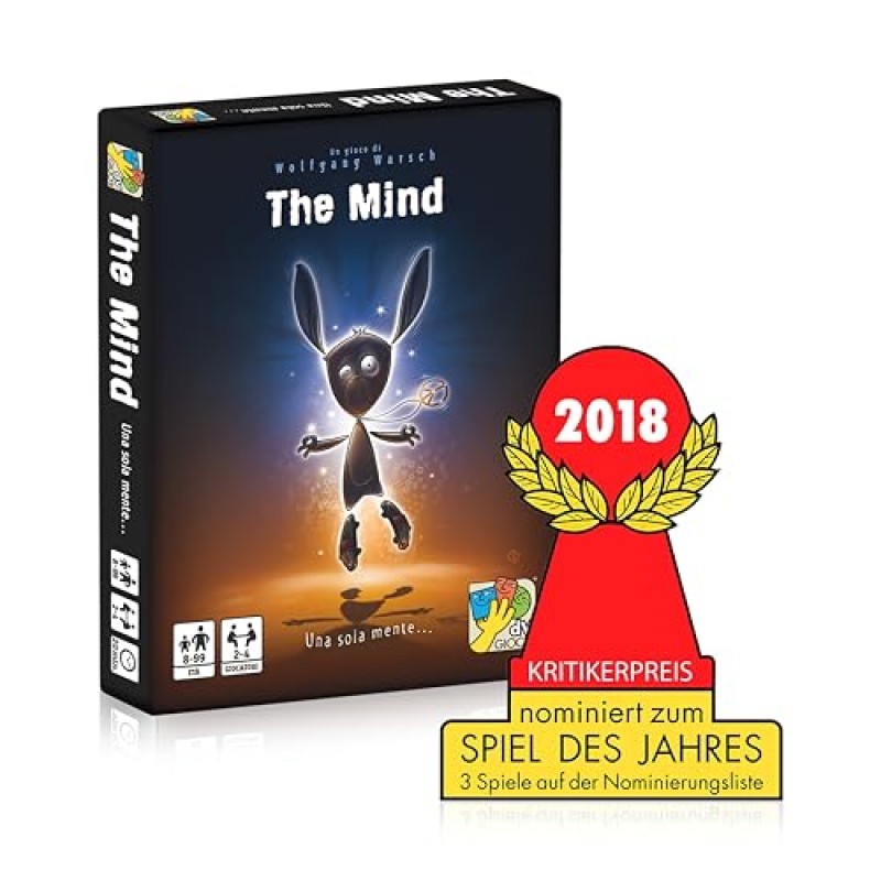 dV Giochi - DVG9346, The Mind - Con il Solo Aiuto della Mente - Edizione Italiana, Blu dV Giochi - DVG9346, The Mind - Con il Solo Aiuto della Mente - Edizione Italiana, Blu