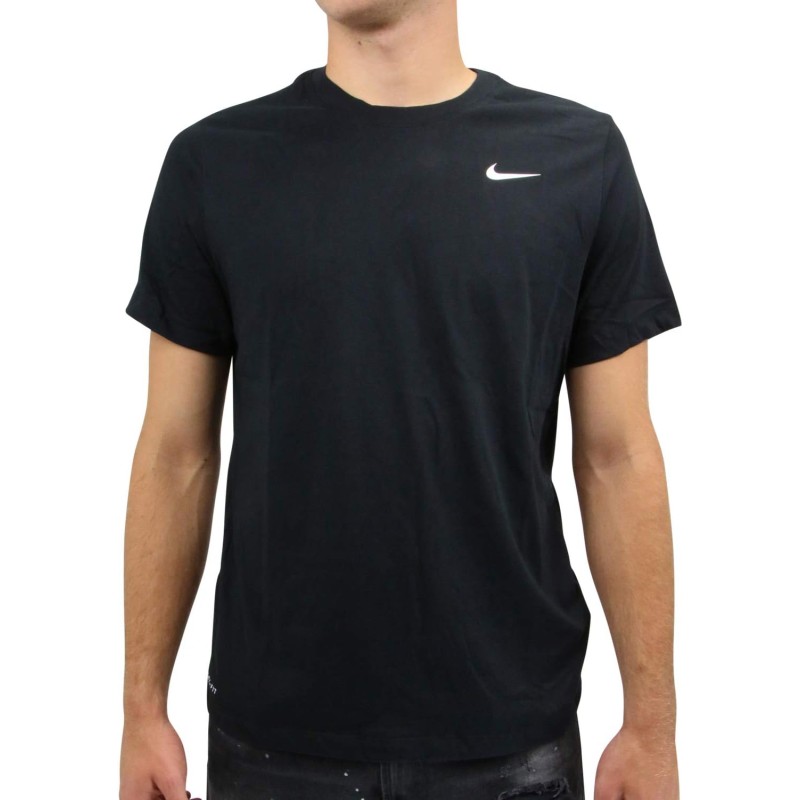 Nike M Nk Dry Tee Dfc Crew Solid - XXL Black/White