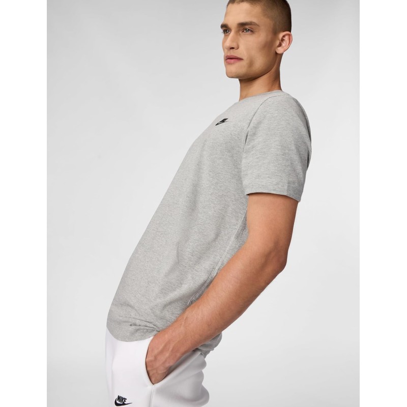 Nike M NSW Club Tee Maglietta Uomo (Pacco da 1) - S Dk Grey Heather Black Nike M NSW Club Tee Maglietta Uomo (Pacco da 1) - S Dk Grey Heather Black