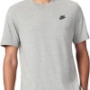 Nike M NSW Club Tee Maglietta Uomo (Pacco da 1) - S Dk Grey Heather Black