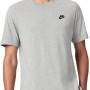 Nike M NSW Club Tee Maglietta Uomo (Pacco da 1) - S Dk Grey Heather Black