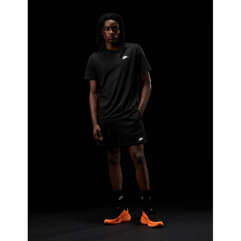 Nike M NSW Club Tee Maglietta Uomo (Pacco da 1) - L Black White