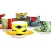 Excelsa Afrika Set 6 Tazzine Da Caffè Con Piattino 90 Ml, Porcellana, Multicolore, 6 x 6 x 5 cm 1.26 Kg Excelsa Afrika Set 6 Tazzine Da Caffè Con Piattino 90 Ml, Porcellana, Multicolore, 6 x 6 x 5 cm 1.26 Kg