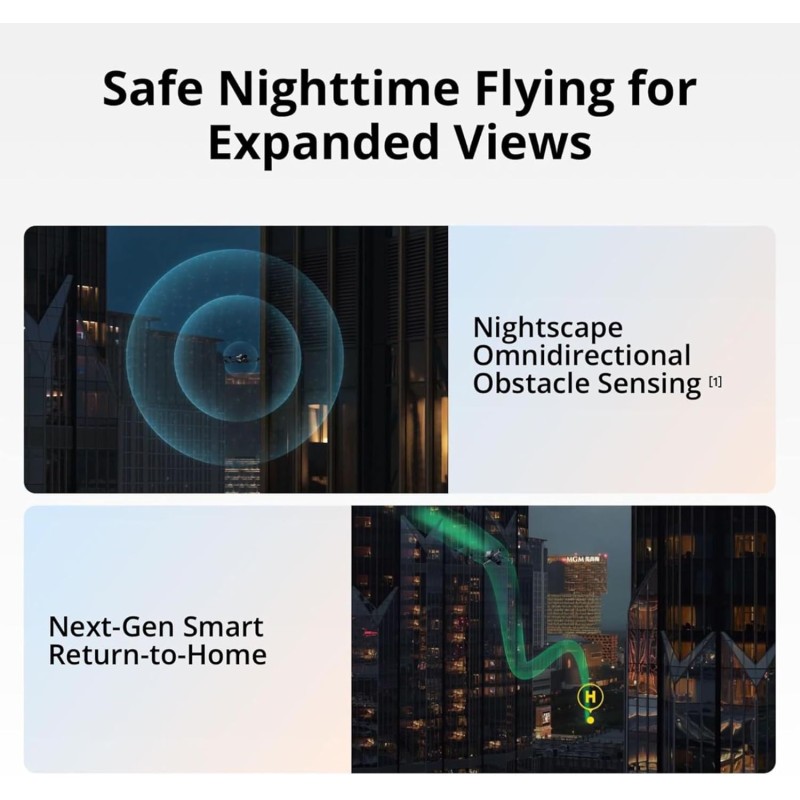 DJI Air 3S Combo Fly More (RC 2 con schermo), drone con fotocamera grandangolare CMOS 1" e teleobiettivo medio per adulti, 4K/60fps, rilevamento omnidirezionale e 3 batterie per volare più a lungo