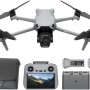DJI Air 3S Combo Fly More (RC 2 con schermo), drone con fotocamera grandangolare CMOS 1" e teleobiettivo medio per adulti, 4K/60fps, rilevamento omnidirezionale e 3 batterie per volare più a lungo