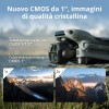 DJI Air 3S (RC-N3), drone fotocamera 4K, drone due fotocamere con fotocamera grandangolo CMOS 1", video HDR 4K/60fps e 14 stop di gamma dinamica, 45 minuti di volo, distanza di trasmissione 20 km