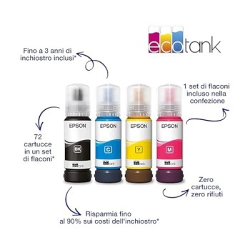 Epson C13T00P140 Bottiglia di Inchiostro - 65ml Nero