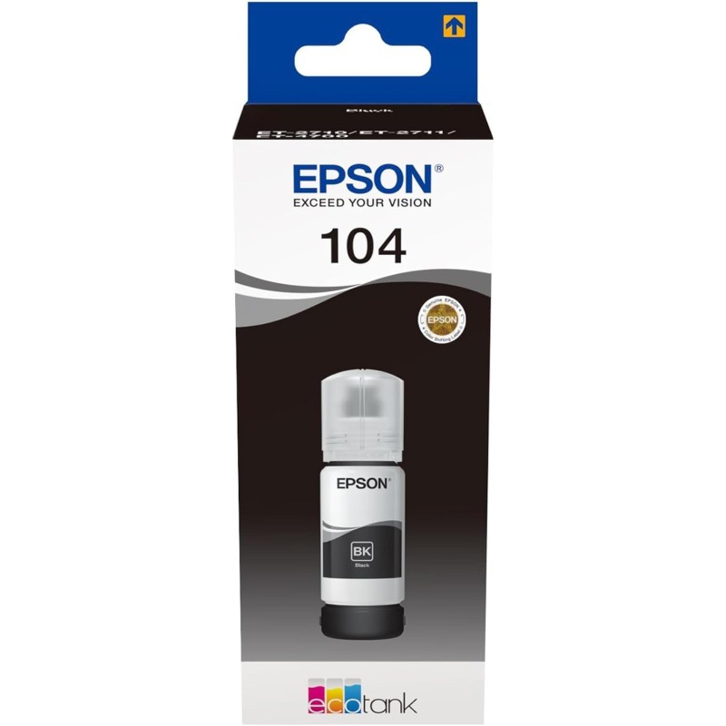 Epson C13T00P140 Bottiglia di Inchiostro - 65ml Nero
