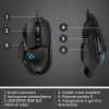 Logitech G G502 HERO Mouse Gaming Prestazioni Elevate, Sensore HERO 25K, 25.600 DPI, RGB, Pesi Regolabili, 11 Pulsanti Programmabili, Memoria Integrata, PC/Mac/Laptop, Nero